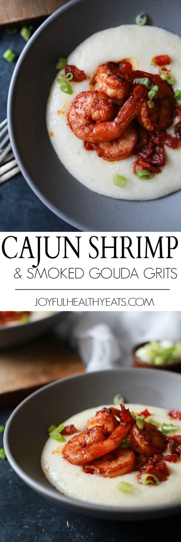 Cajun Shrimp with Smoked Gouda Grits