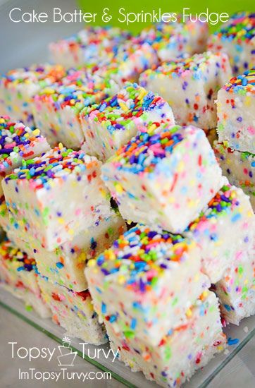 Cake Batter & Sprinkles Fudge