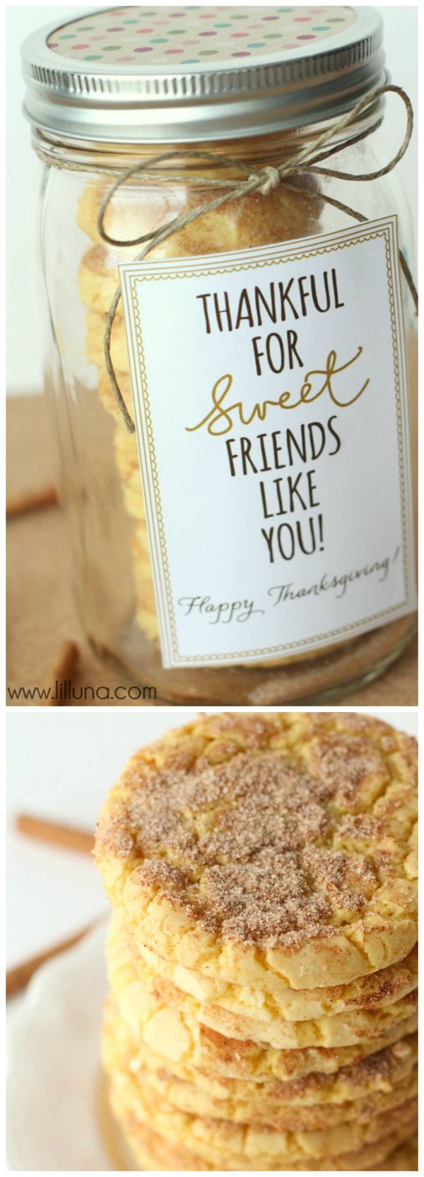 Cake Batter Snickerdoodles Gift + Gratitude Blog Hop