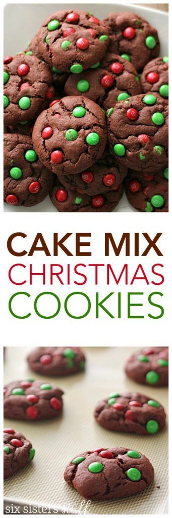 Cake Mix Christmas Cookies