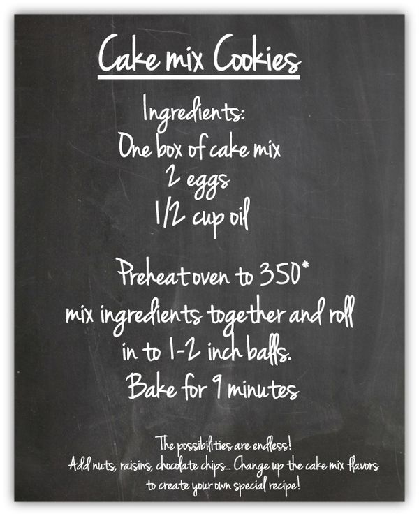 Cake Mix Cookies Secret