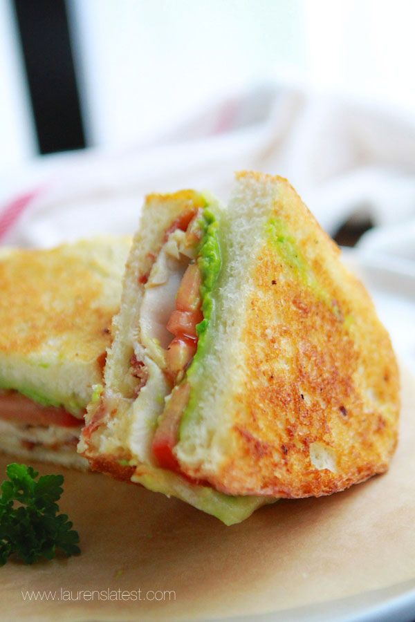 California Club Grilled Cheese Sandwich