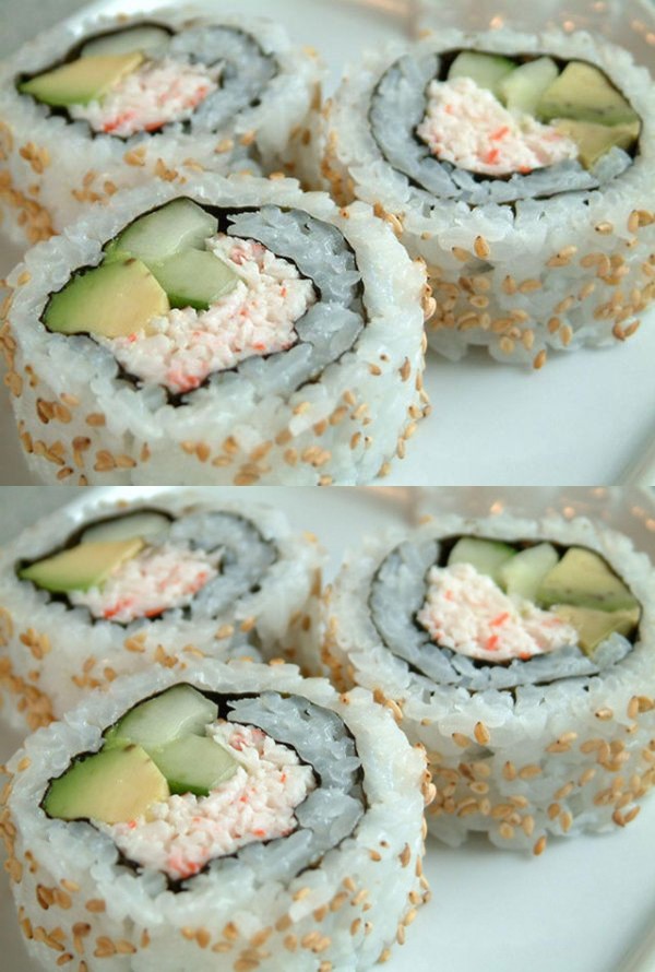 California Crab Rolls (Sushi