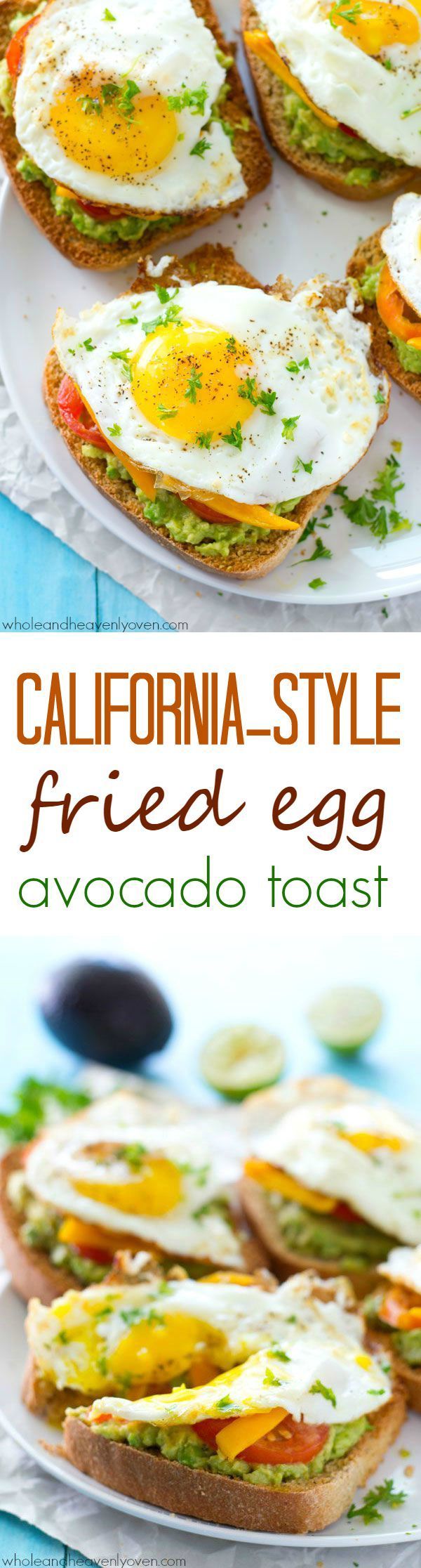 California-Style Fried Egg Avocado Toast