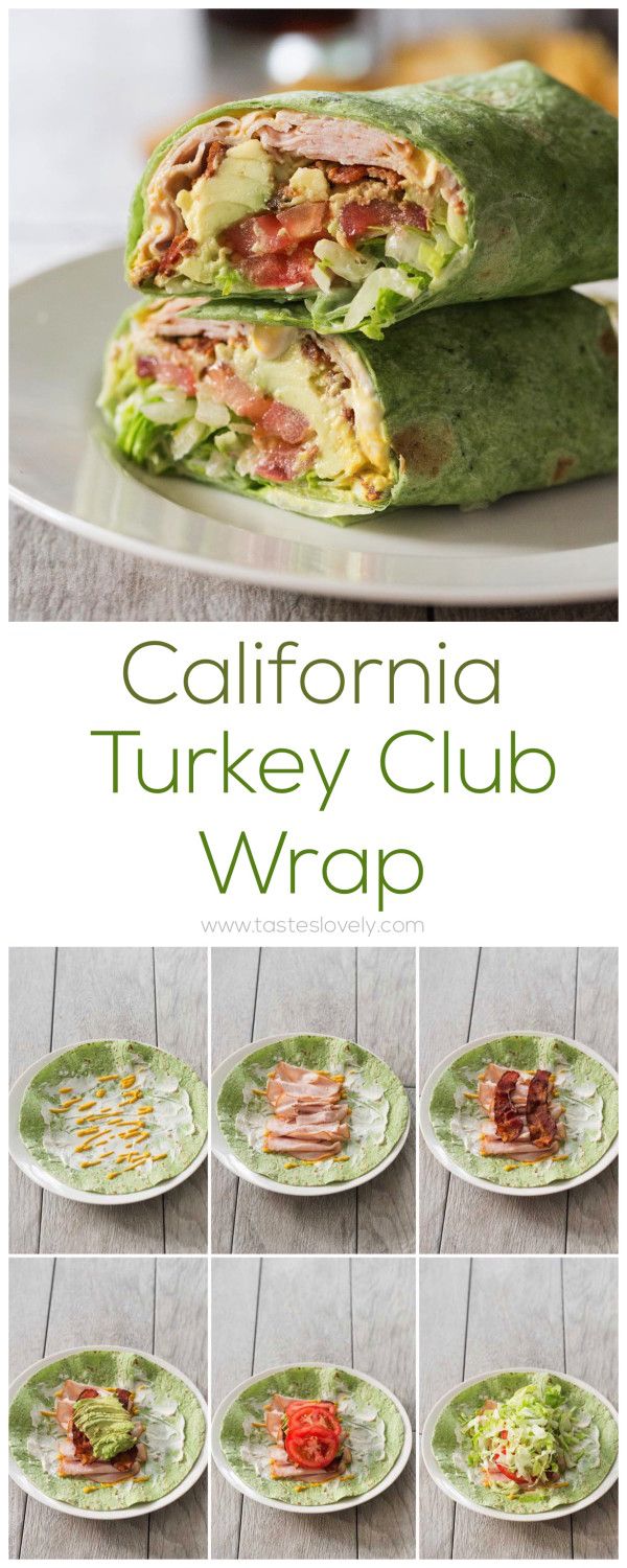 California Turkey Club Wrap