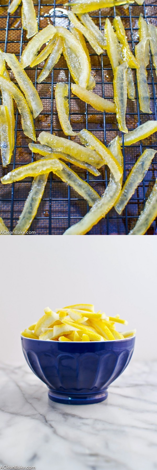 Candied Lemon Peels (and Lemon Simple Syrup