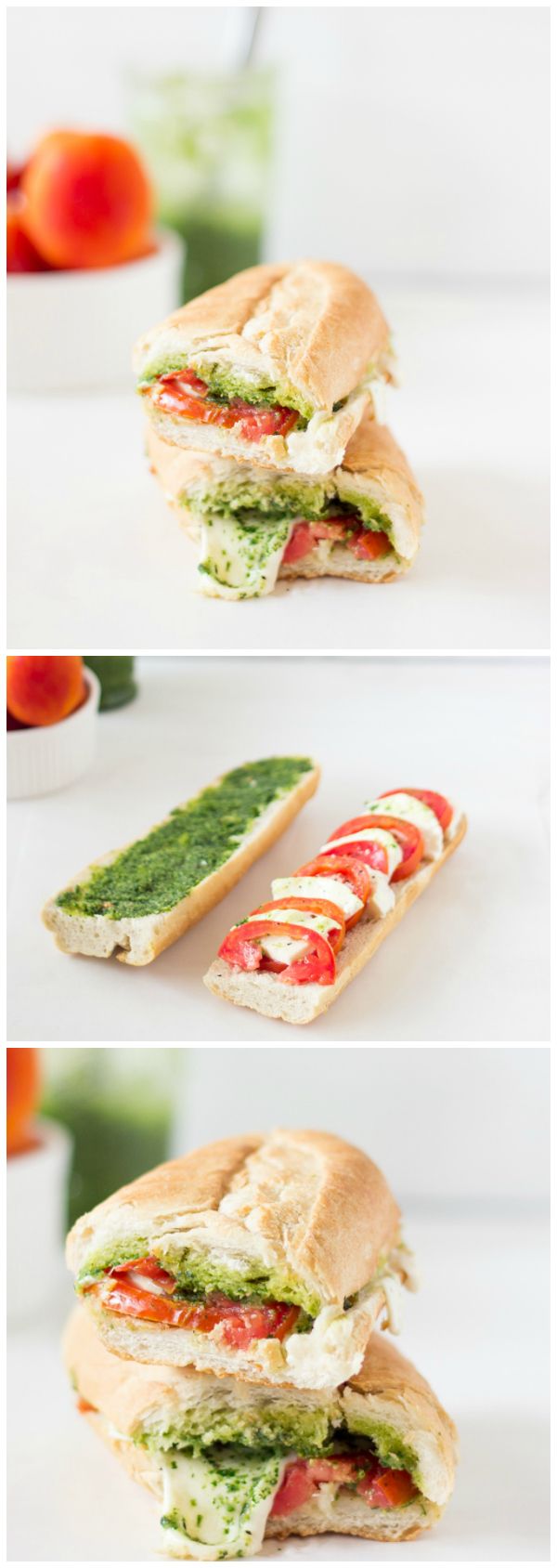 Caprese Sandwich with Parsley Pesto