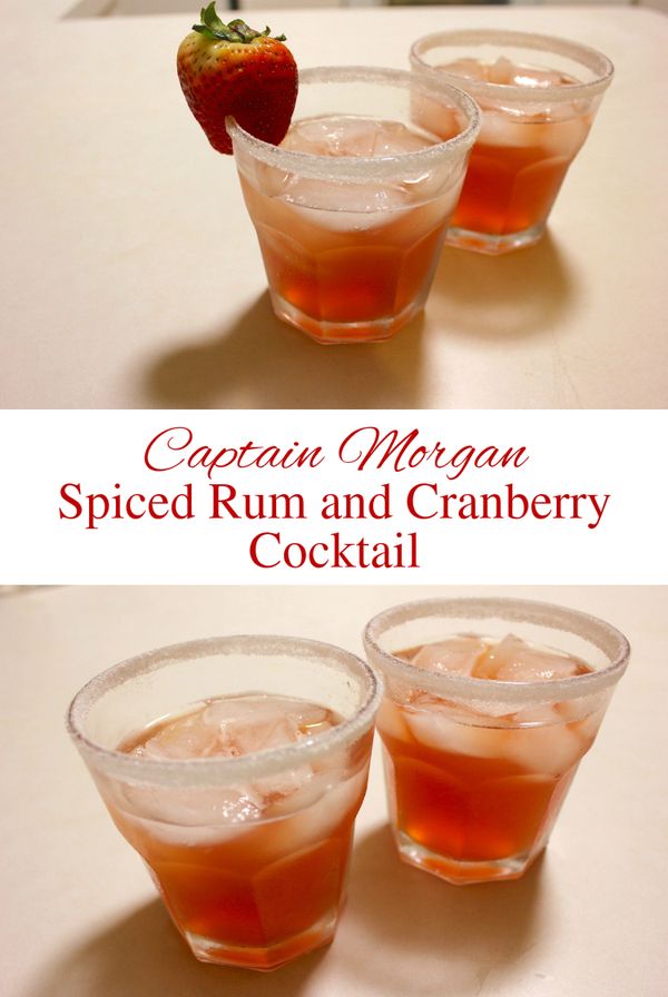 Captain Morgan™ Spiced Rum and Cranberry Cocktail