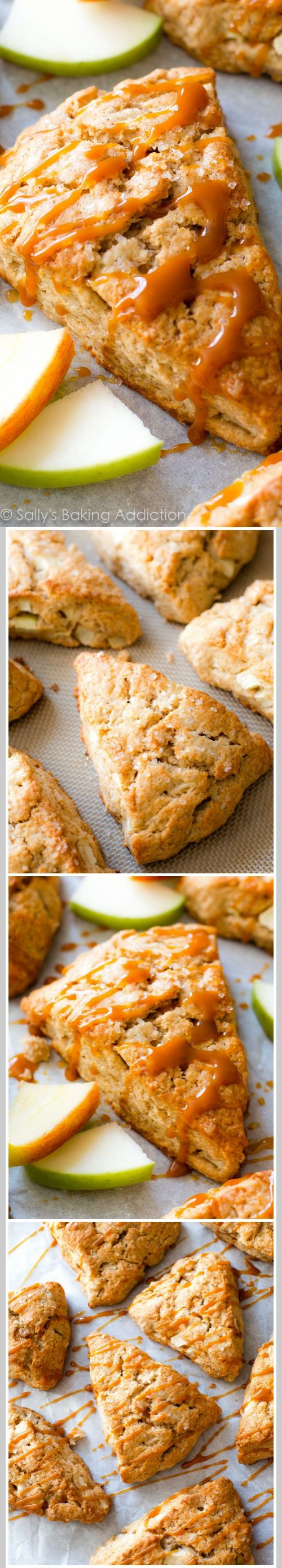 Caramel Apple Cinnamon Scones