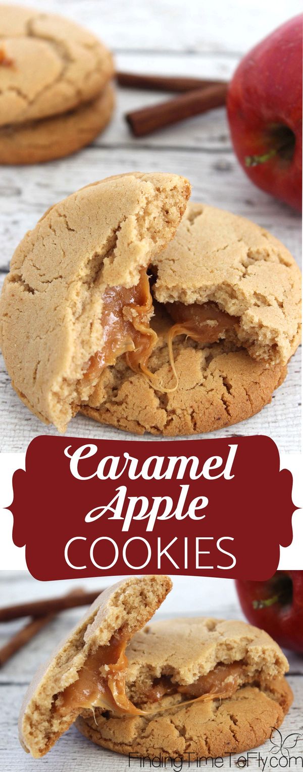 Caramel Apple Cookies