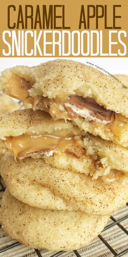 Caramel Apple Snickerdoodles