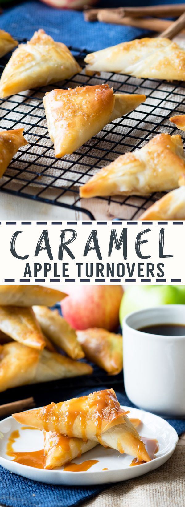 Caramel Apple Turnover with Filo Pastry