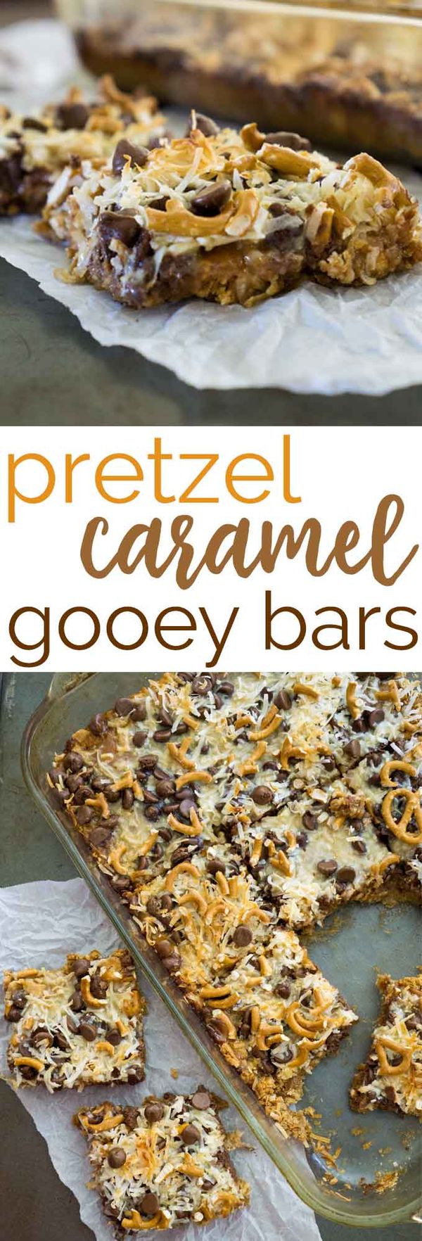 Caramel Pretzel Bars