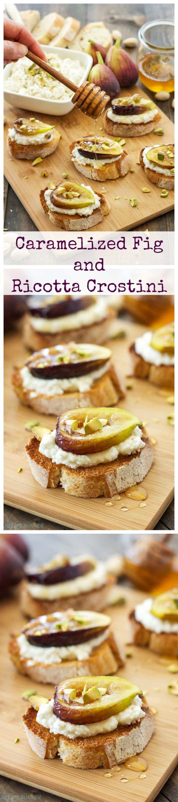 Caramelized Fig and Ricotta Crostini