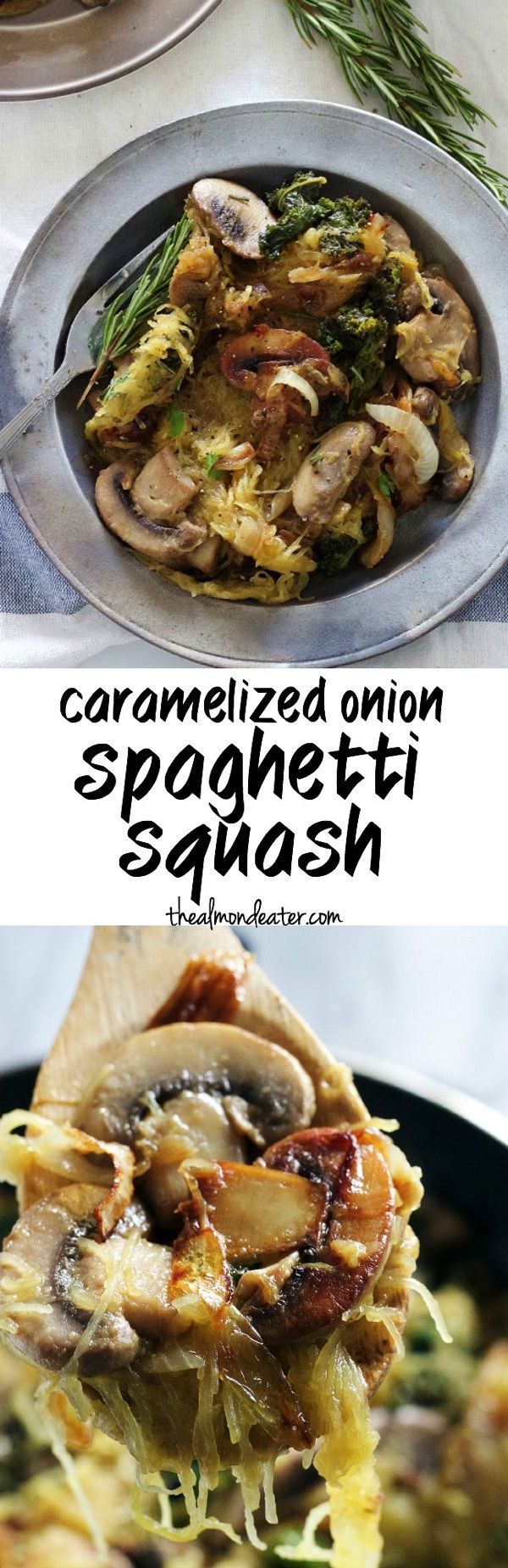 Caramelized Onion Spaghetti Squash