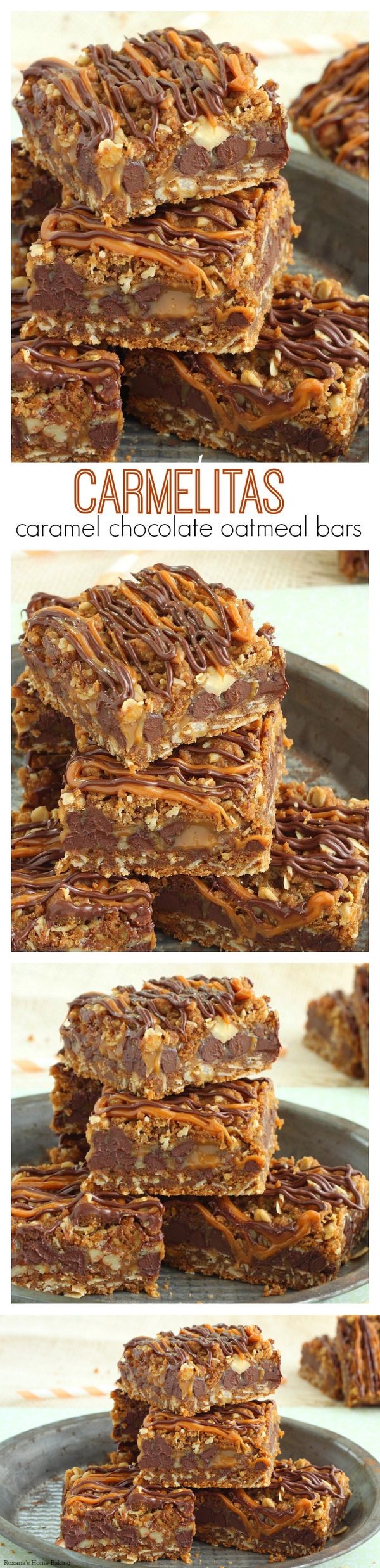 Carmelitas – caramel chocolate oatmeal bars