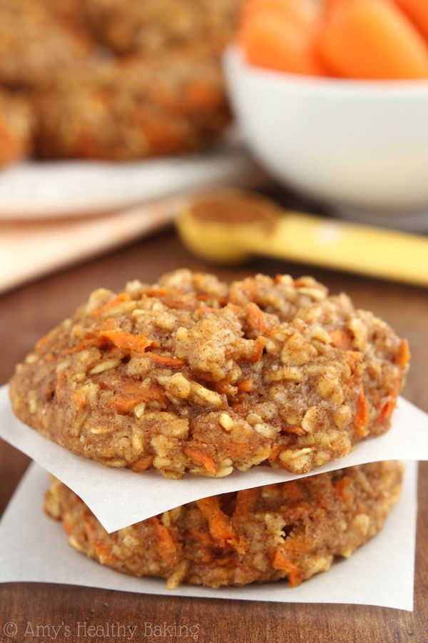 Carrot Cake Oatmeal Cookies