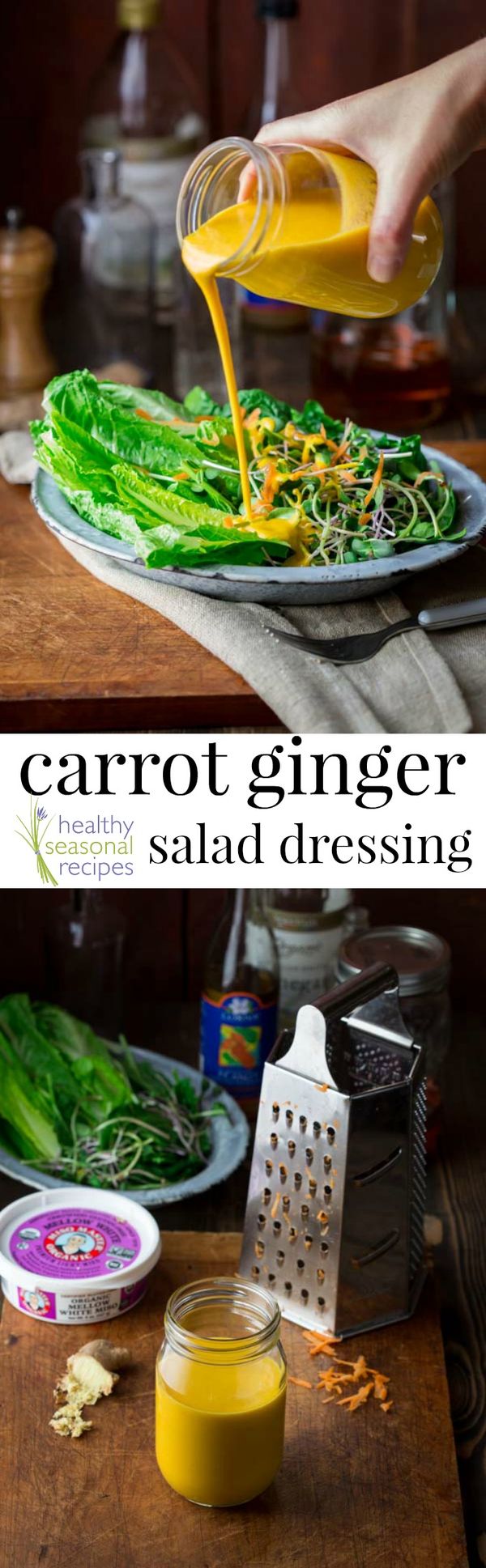 Carrot Ginger Salad Dressing