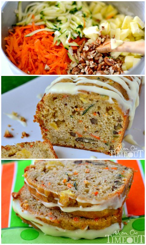 Carrot Zucchini Apple Bread