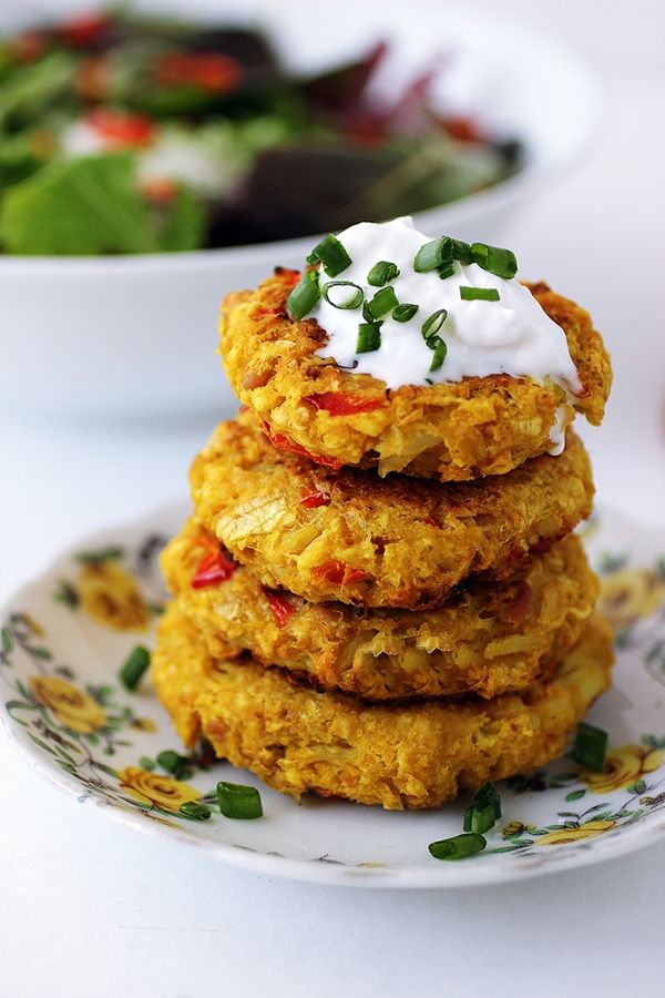 Cauliflower Chickpea Patties