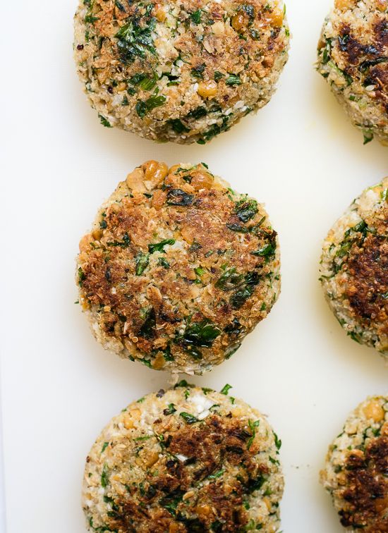 Cauliflower Falafel Veggie Burgers