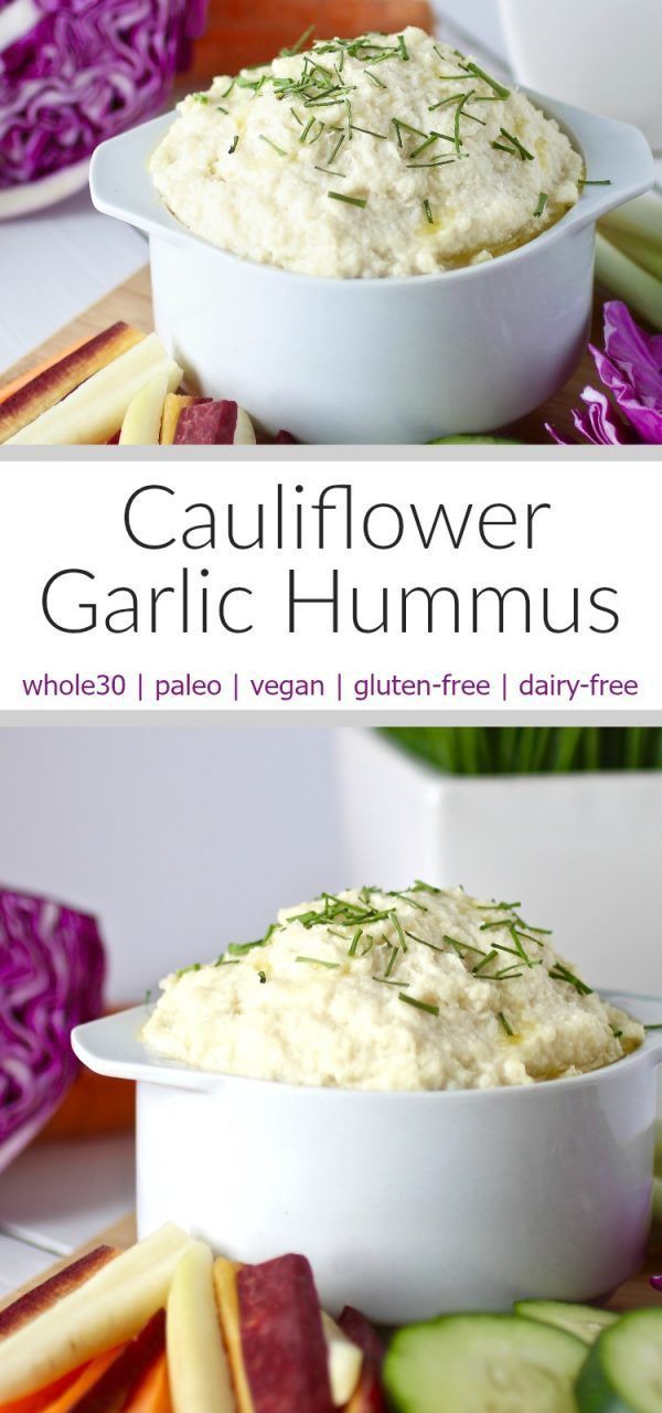 Cauliflower Garlic Hummus