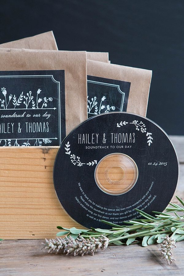 CD Wedding Favors