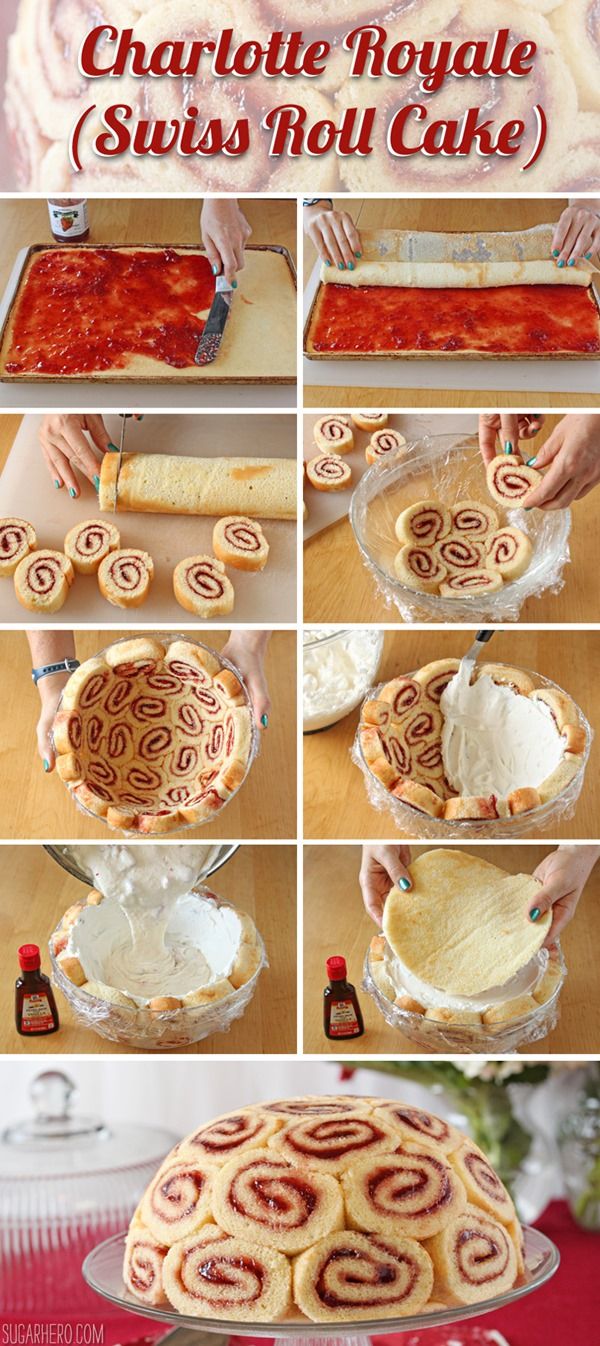 Charlotte Royale (Swiss Roll Cake