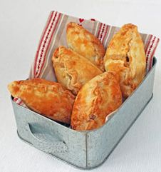 Cheese and onion pasties