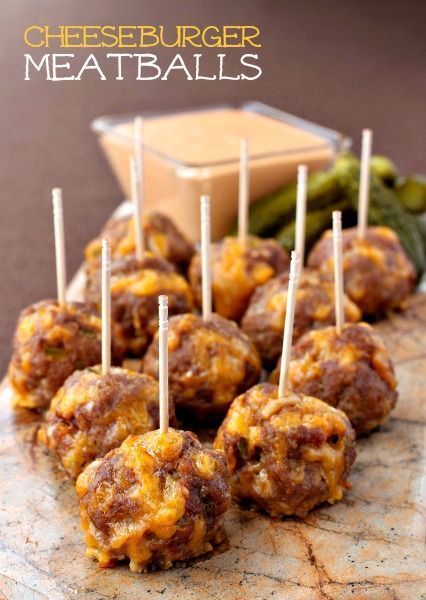 Cheeseburger Meatballs