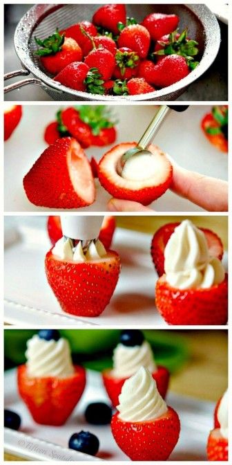 Cheesecake Stuffed Strawberries- II