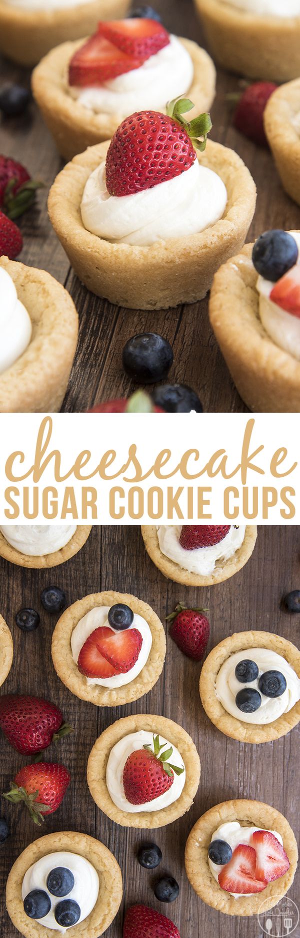 Cheesecake Sugar Cookie Cups