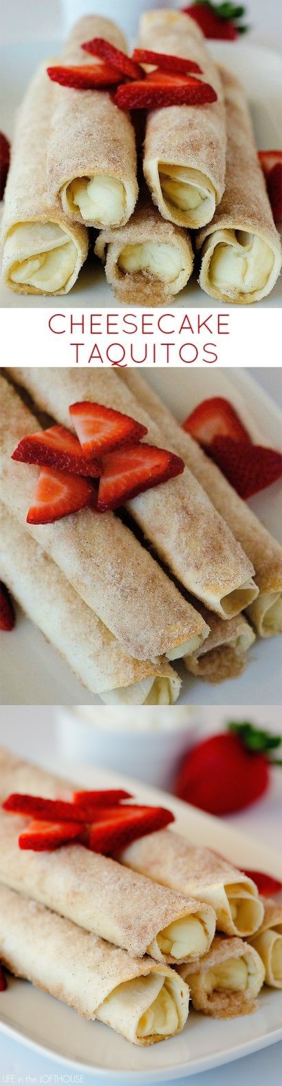 Cheesecake Taquitos