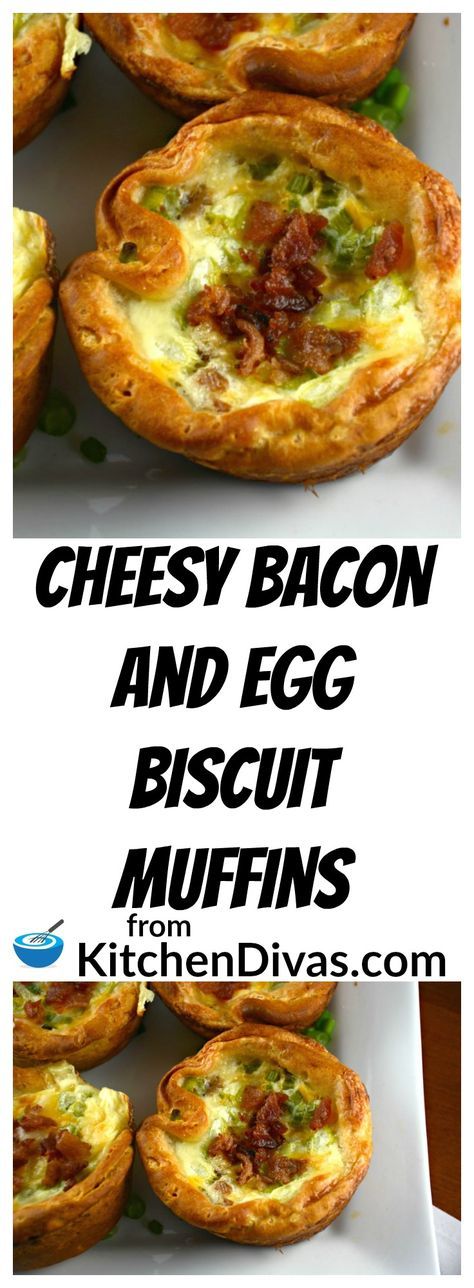 Cheesy Bacon and Egg Biscuit Muffins