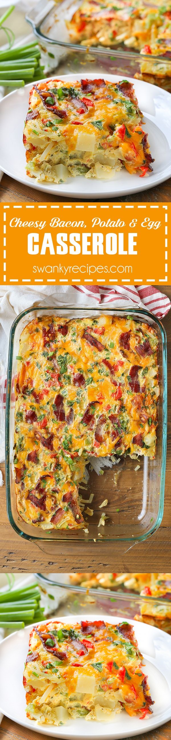 Cheesy Bacon, Potato and Egg Casserole