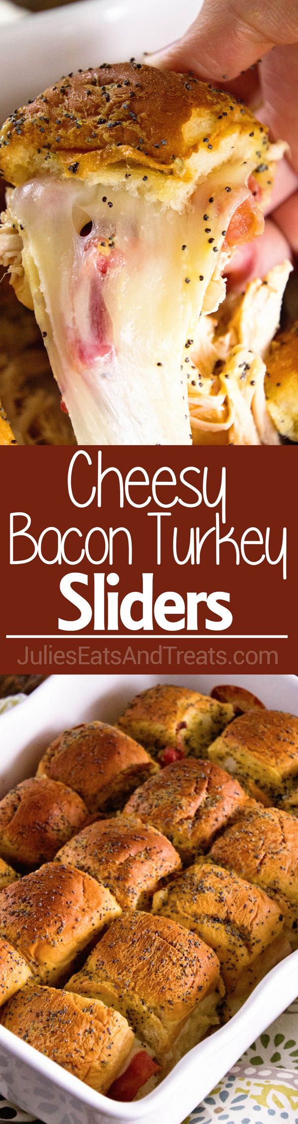 Cheesy Bacon Turkey Sliders