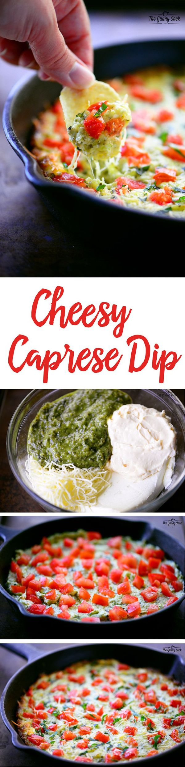 Cheesy Caprese Dip