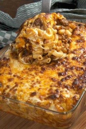 Cheesy Hamburger Casserole