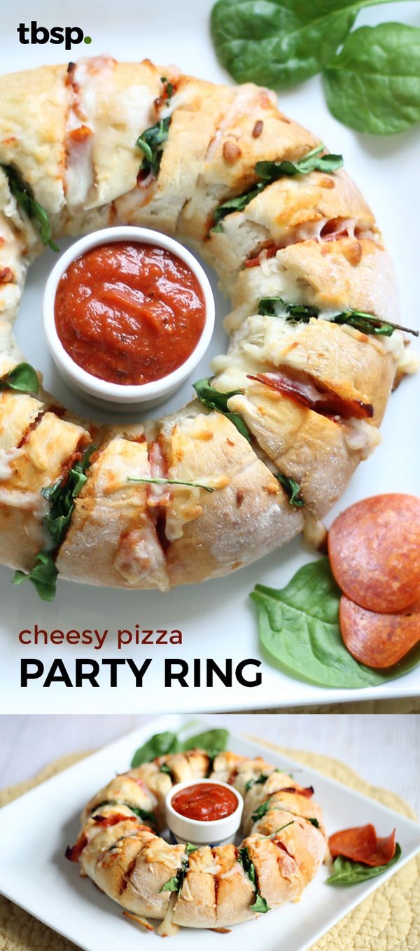 Cheesy Pizza Party Ring