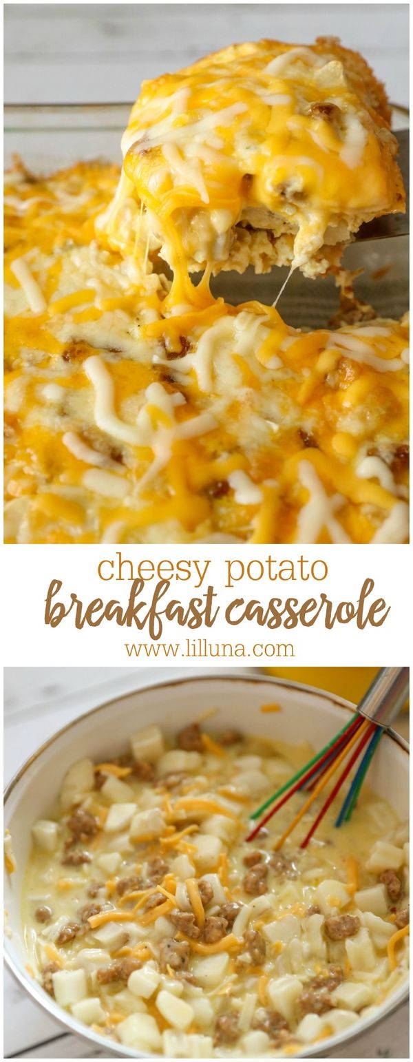 Cheesy Potato Breakfast Casserole