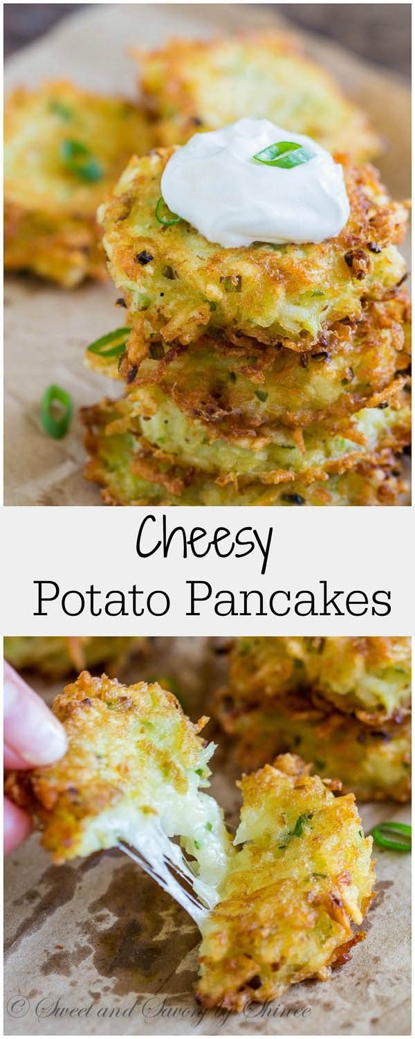 Cheesy Potato Pancakes