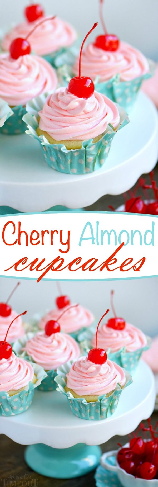 Cherry Almond Cupcakes