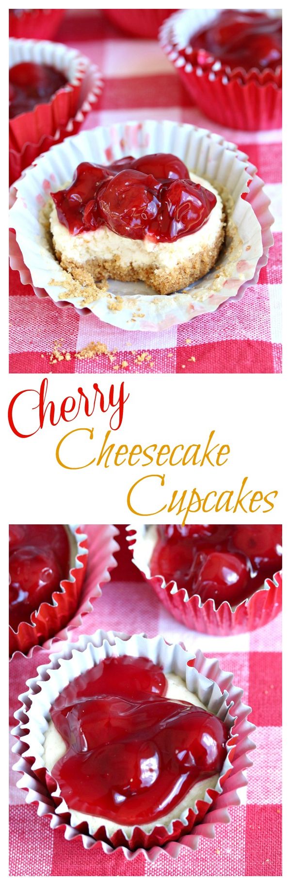 Cherry Cheesecake Cupcakes