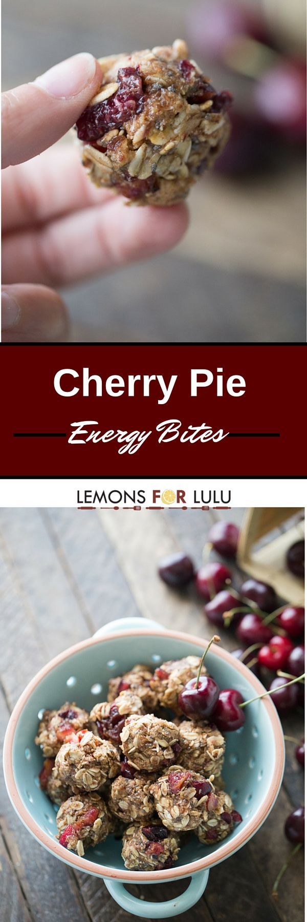 Cherry Pie Energy Bites