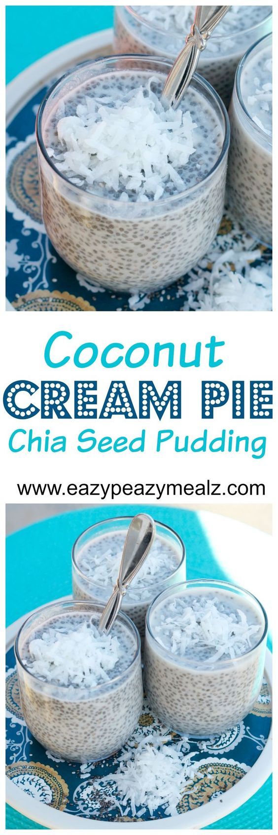 Chia Seed Coconut Cream Pie Pudding