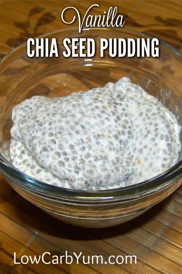 Chia Seed Vanilla Pudding