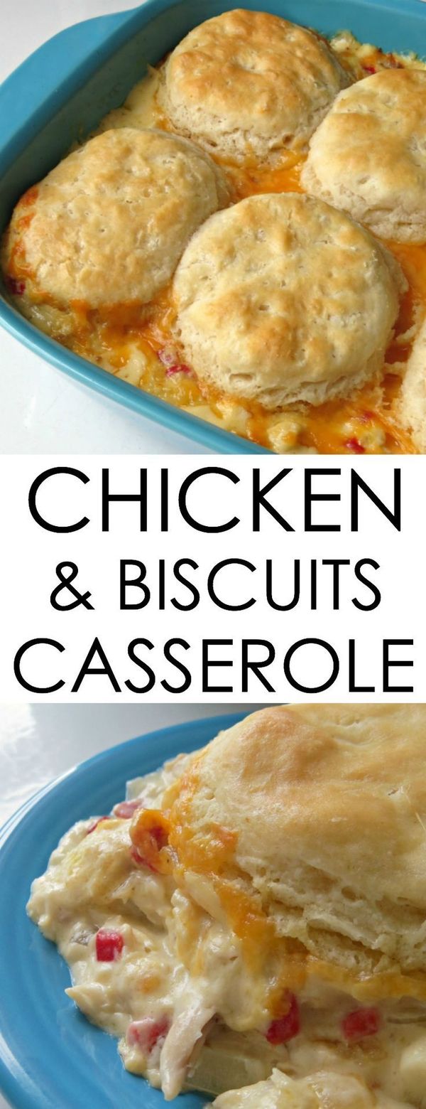 Chicken and Biscuits Casserole