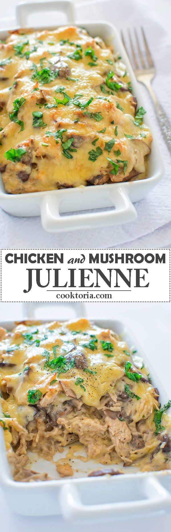 Chicken and Mushroom Julienne