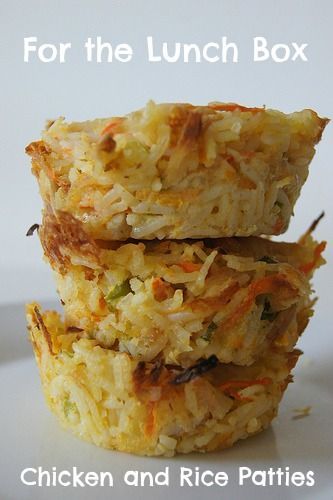 Chicken and Rice Patties