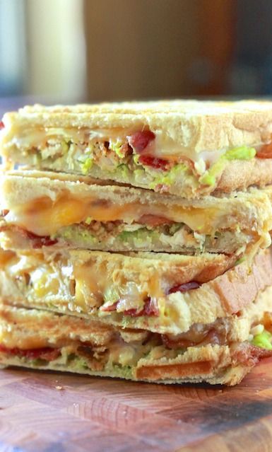 Chicken, Bacon and Avocado Panini